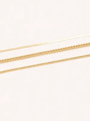 Golden Anklet Set