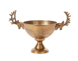 Golden Buck Footed Bowl