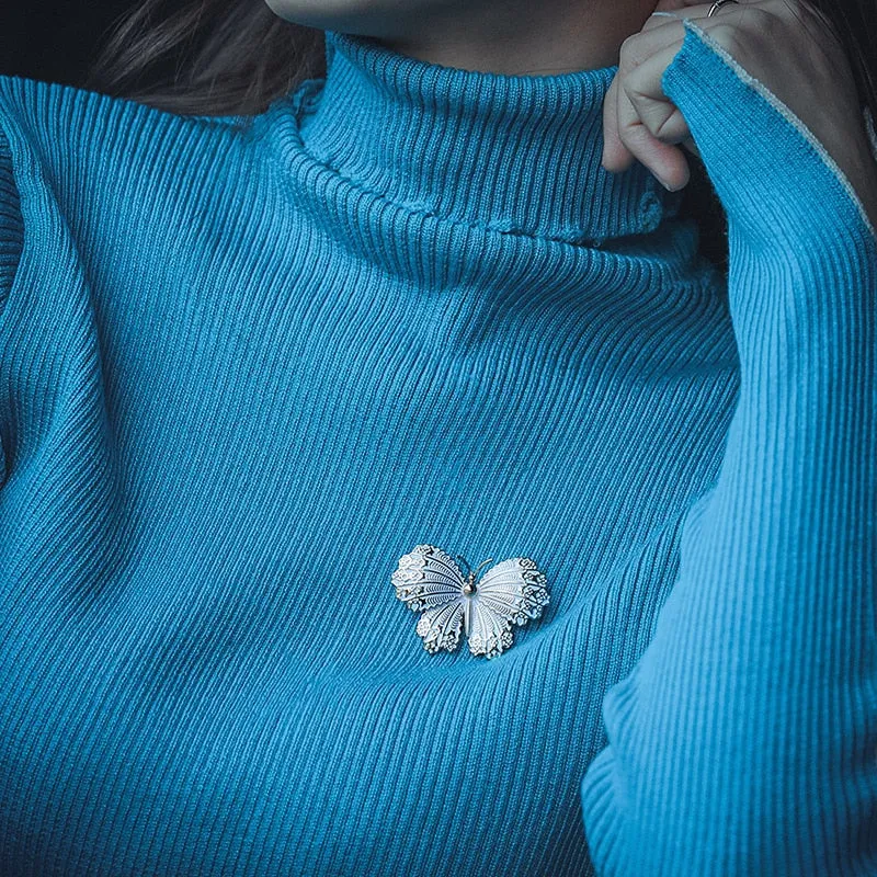 Golden Butterfly Vintage Brooches For Women
