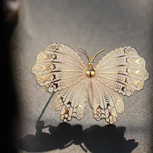 Golden Butterfly Vintage Brooches For Women