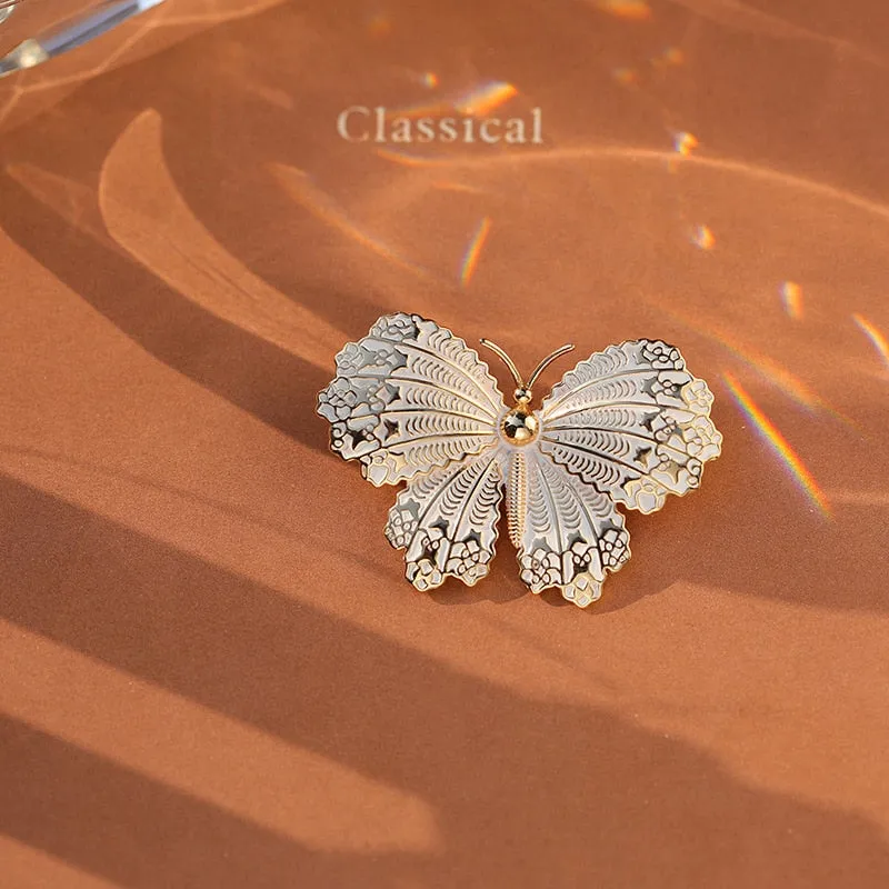 Golden Butterfly Vintage Brooches For Women
