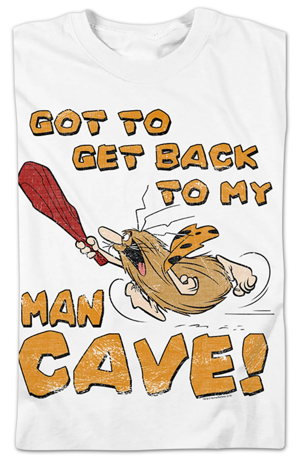 Got To Get Back To My Man Cave Captain Caveman T-Shirt