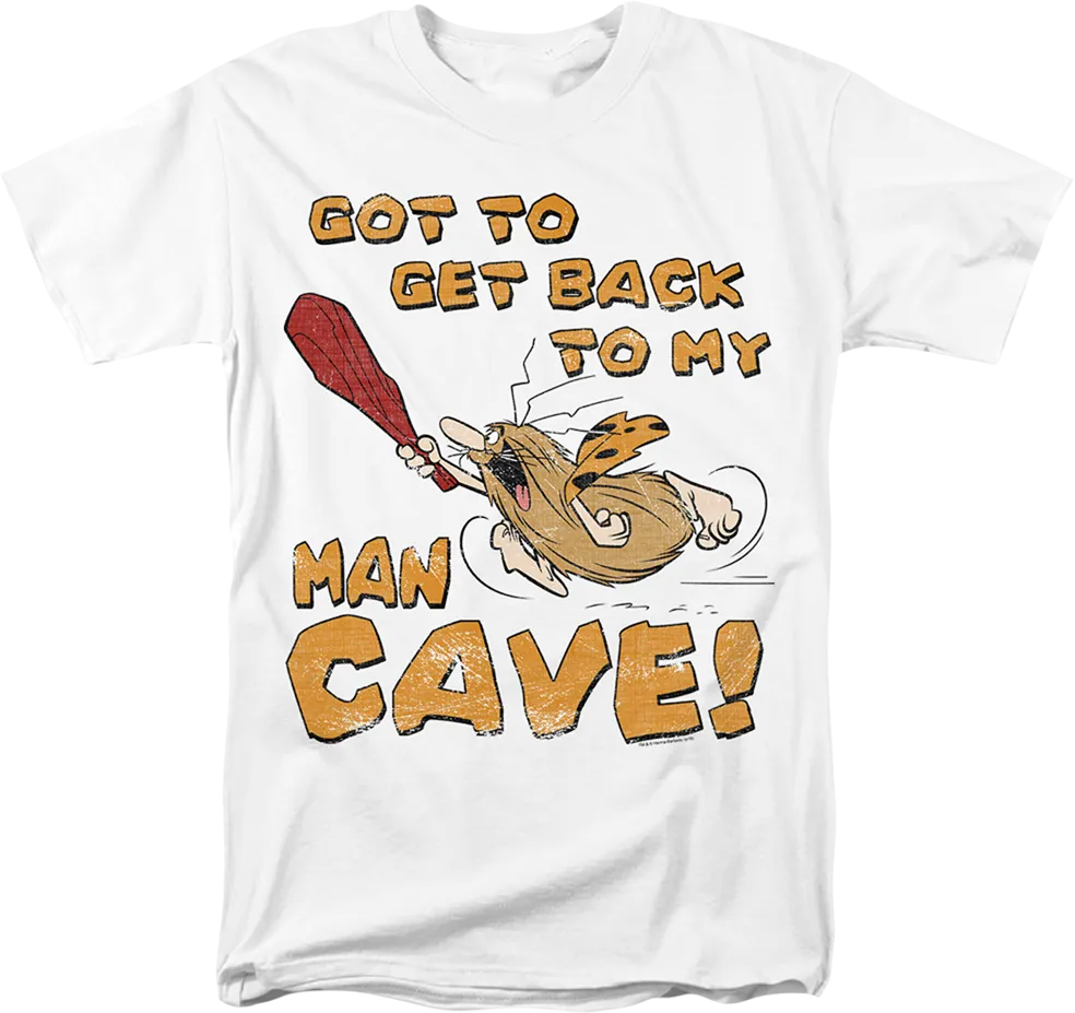Got To Get Back To My Man Cave Captain Caveman T-Shirt