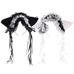 Gothic Cat Ear Headbands