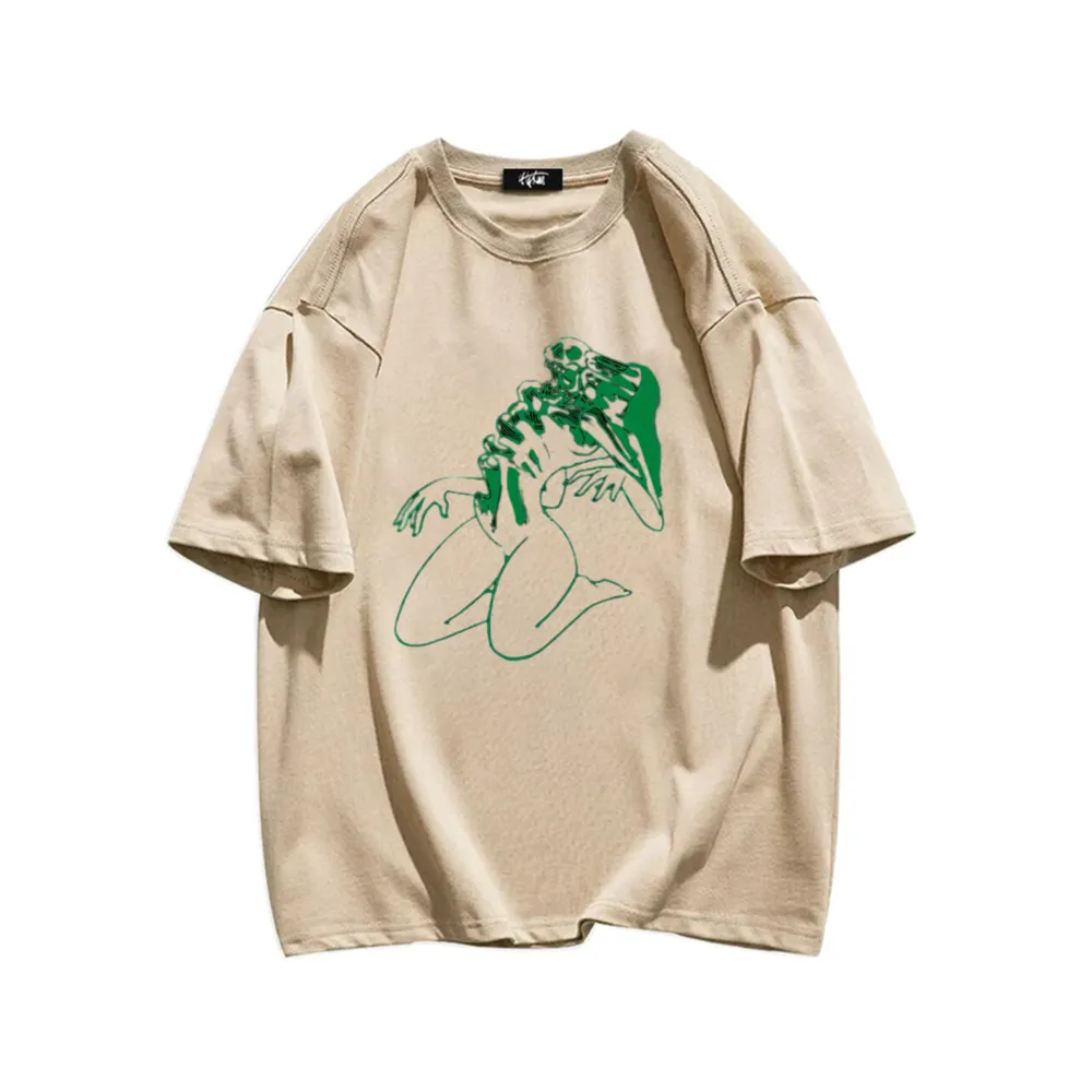 “Green Enchanting Cartoon Character” T-shirt