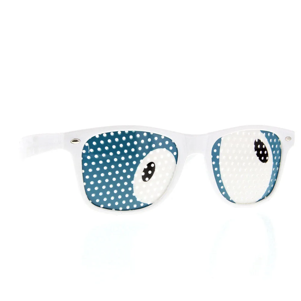 grinderPUNCH Fun Party Cartoon Pin Hole Sunglasses