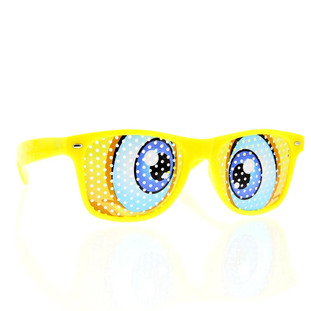 grinderPUNCH Fun Party Cartoon Pin Hole Sunglasses