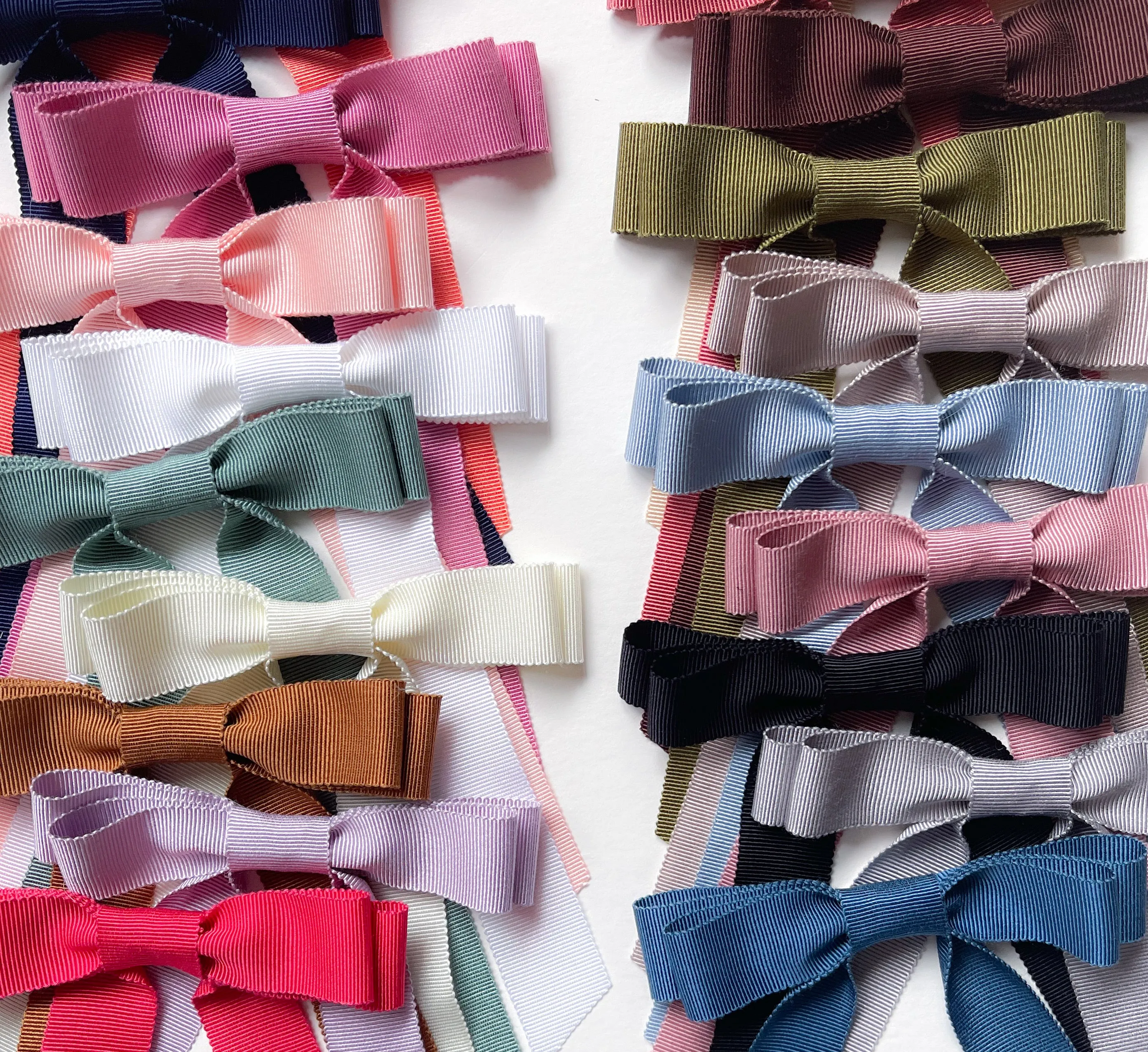 Grosgrain Standard Long Bow | Upscale Bows for Women | Bow with Tails | Luxury Designer Hair Bows | Made to Order