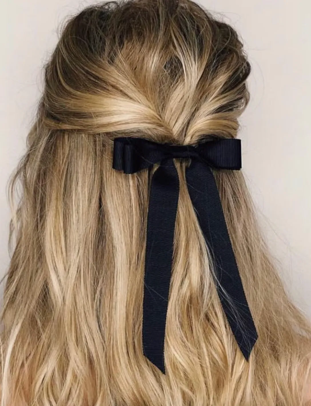 Grosgrain Standard Long Bow | Upscale Bows for Women | Bow with Tails | Luxury Designer Hair Bows | Made to Order