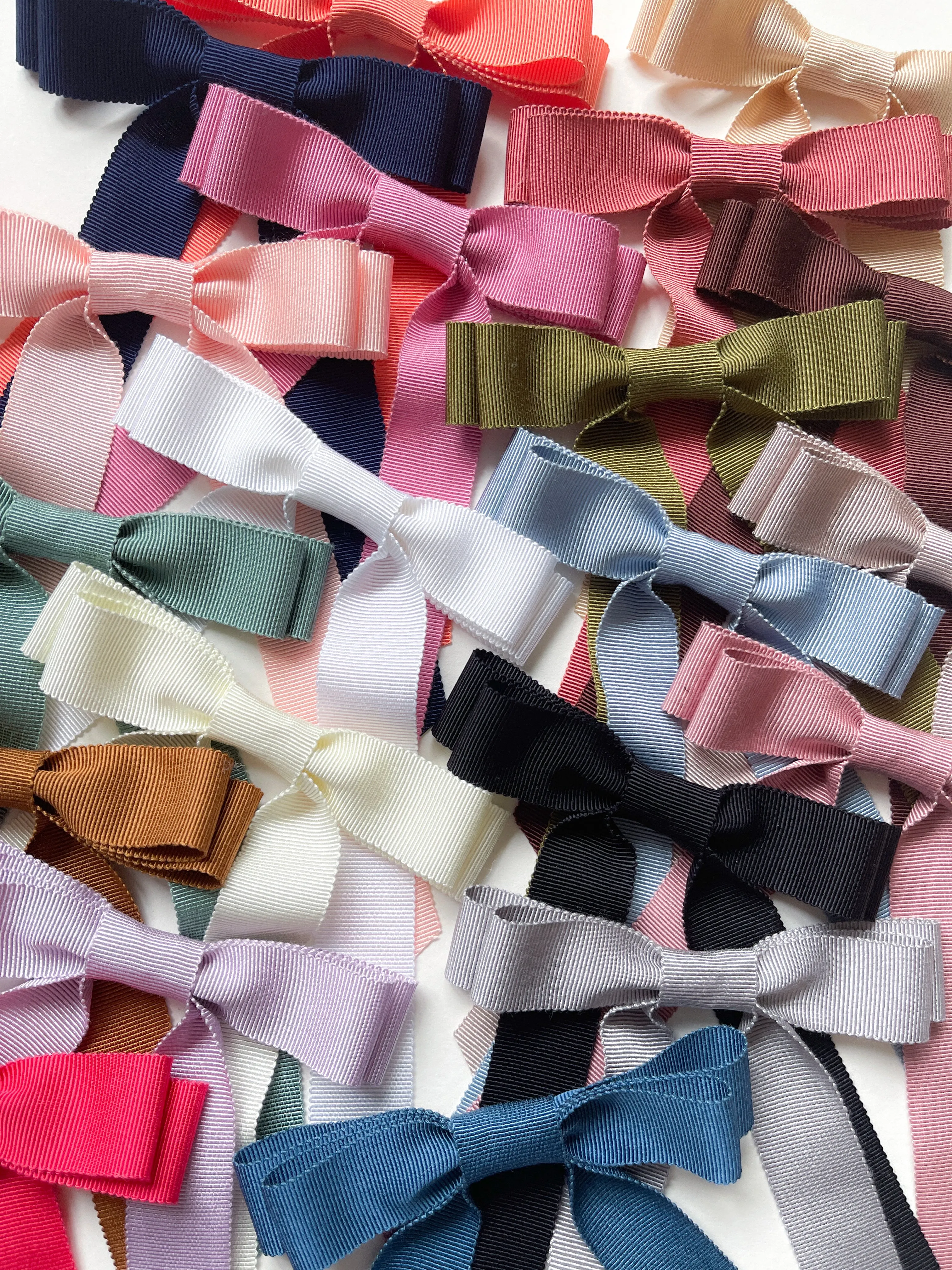 Grosgrain Standard Long Bow | Upscale Bows for Women | Bow with Tails | Luxury Designer Hair Bows | Made to Order