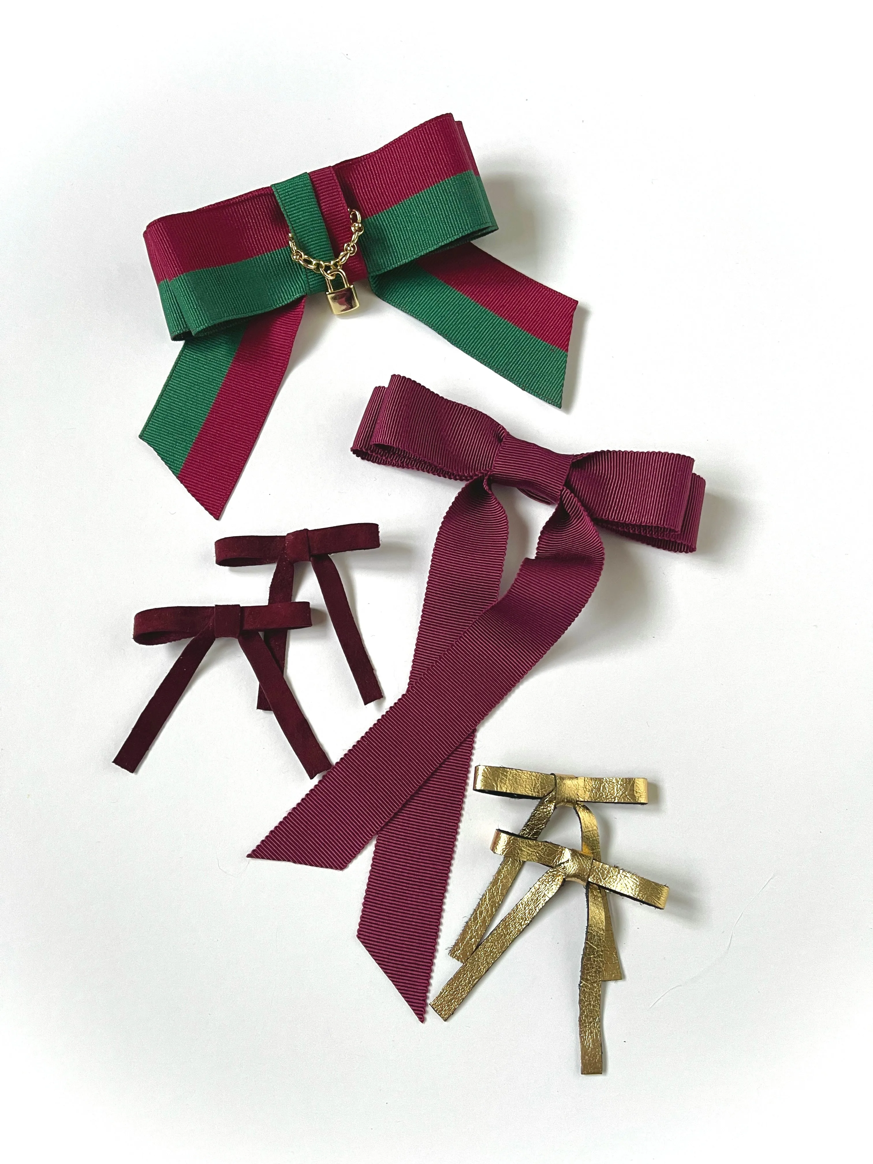 Grosgrain Standard Long Bow | Upscale Bows for Women | Bow with Tails | Luxury Designer Hair Bows | Made to Order