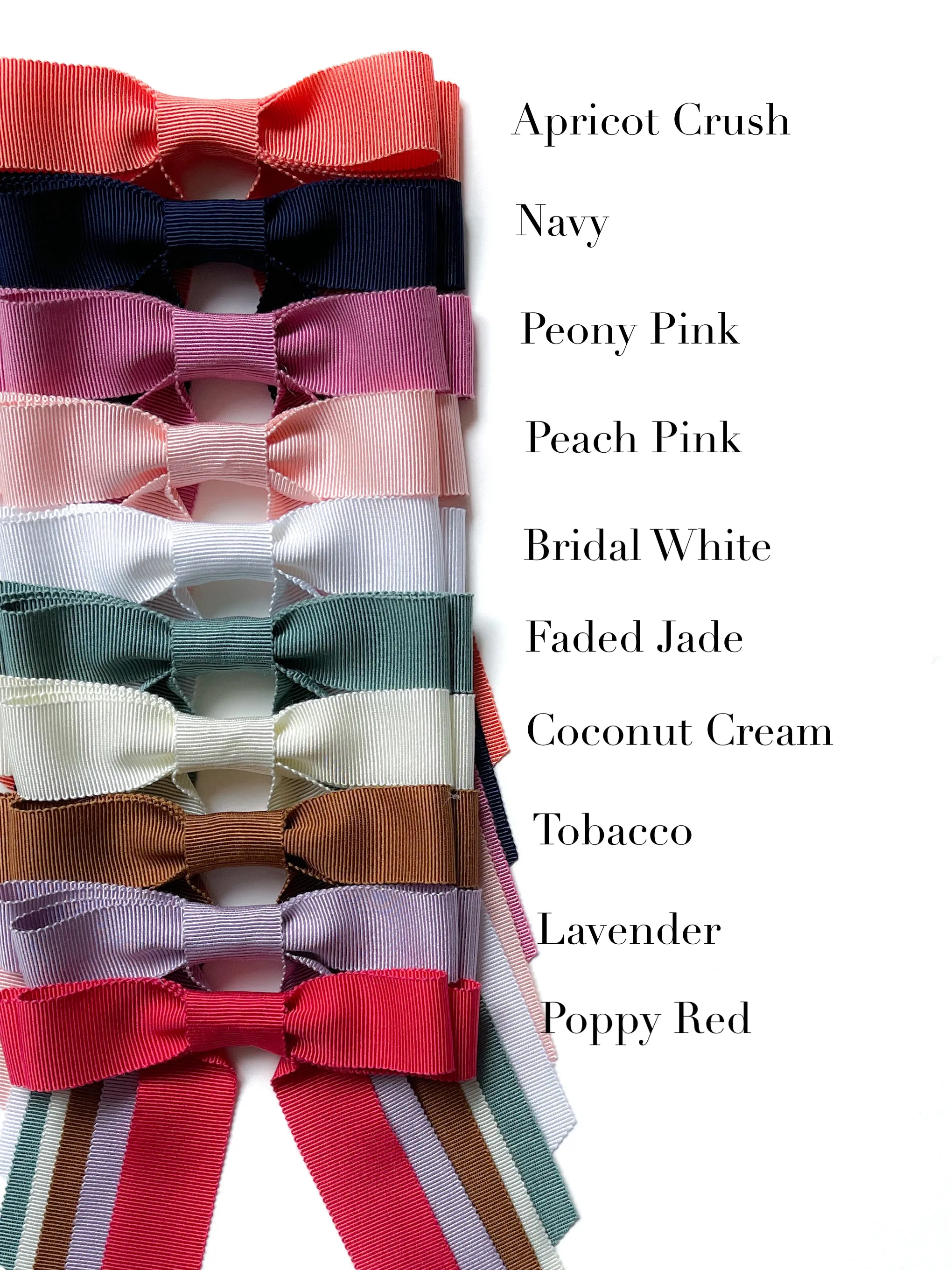 Grosgrain Standard Long Bow | Upscale Bows for Women | Bow with Tails | Luxury Designer Hair Bows | Made to Order