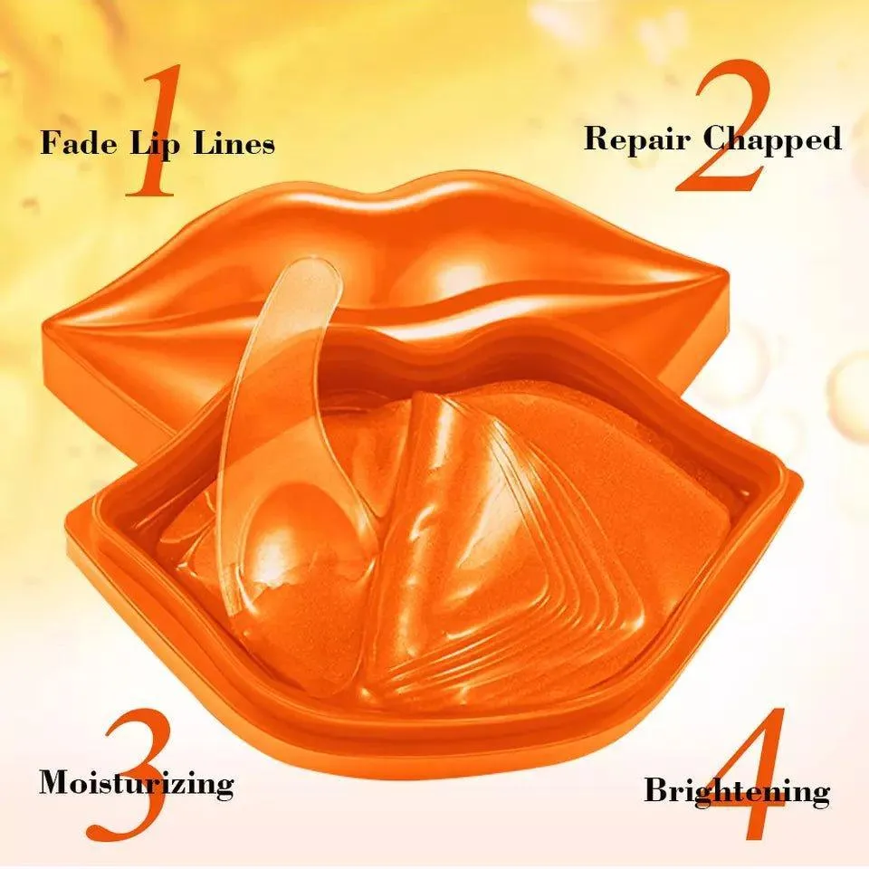 Guanjing VC (Vitamin C) Blood Orange Lip Mask to Shape Beautiful Lips - 20 masks