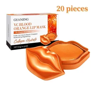 Guanjing VC (Vitamin C) Blood Orange Lip Mask to Shape Beautiful Lips - 20 masks