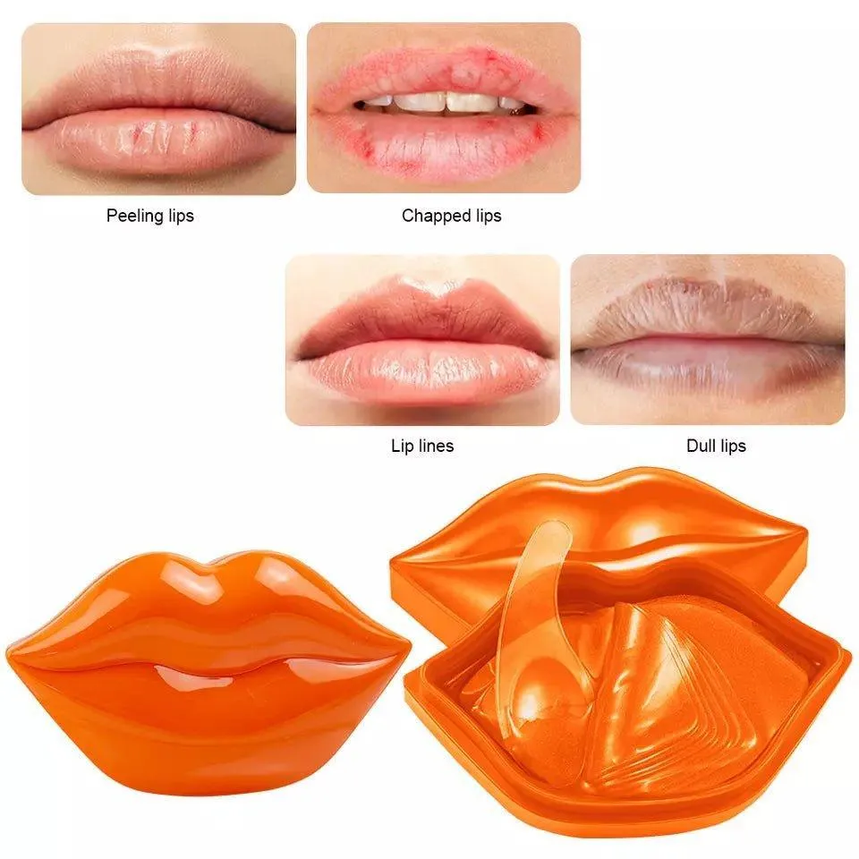 Guanjing VC (Vitamin C) Blood Orange Lip Mask to Shape Beautiful Lips - 20 masks