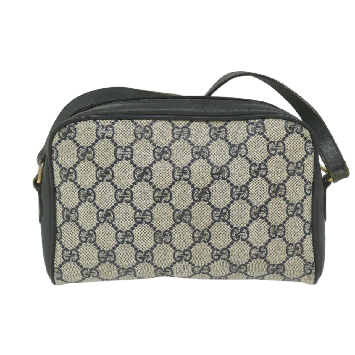 GUCCI GG Supreme Sherry Line Shoulder Bag Red Navy 116 02 089 bs10531
