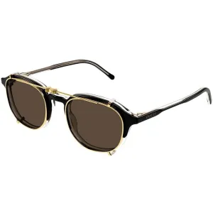 Gucci Men's Sunglasses - Black Recycled Acetate Full Rim Round Frame | GG1212S 002