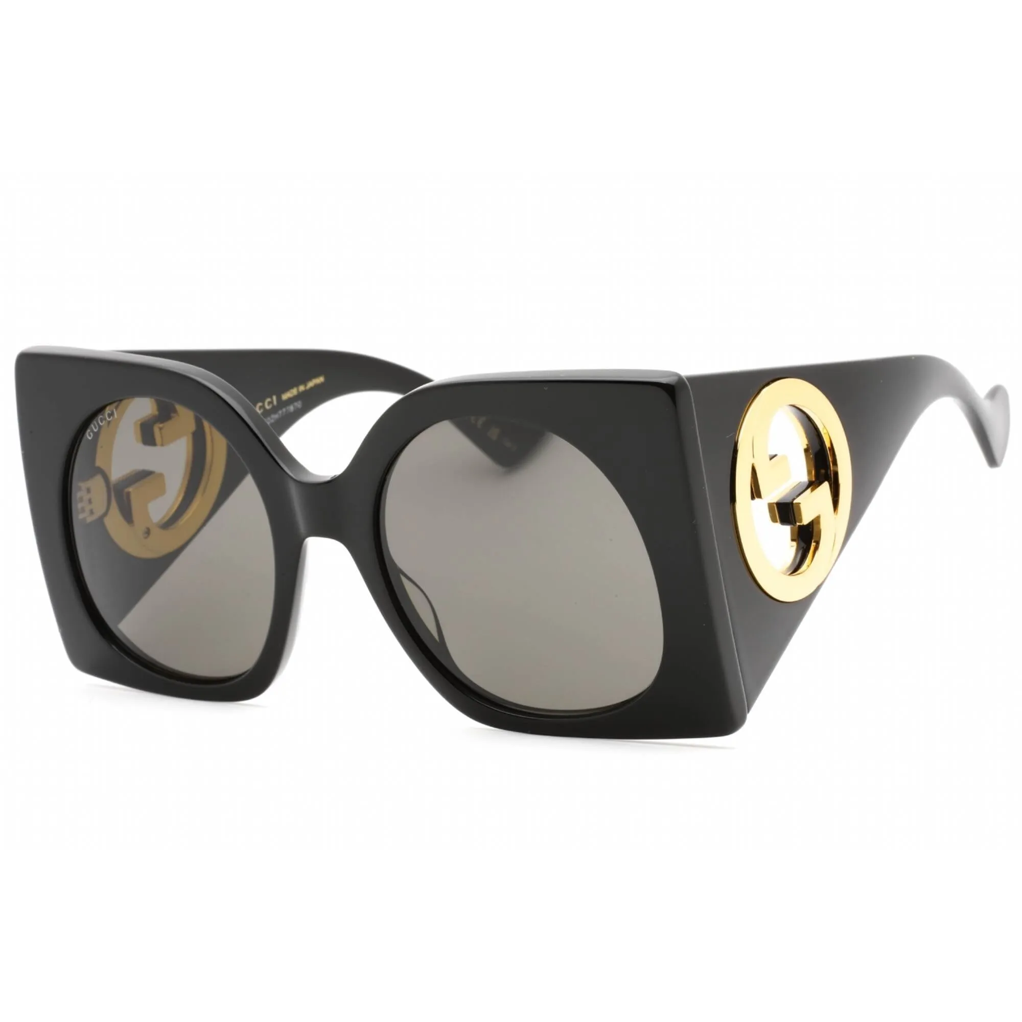 Gucci Women's Sunglasses - Black Oversized Full Rim Plastic Frame | GG1254S 001