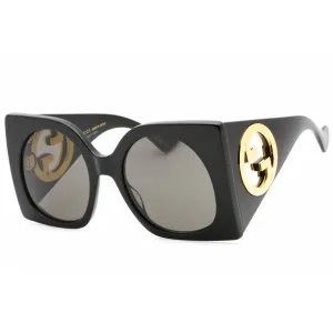 Gucci Women's Sunglasses - Black Oversized Full Rim Plastic Frame | GG1254S 001