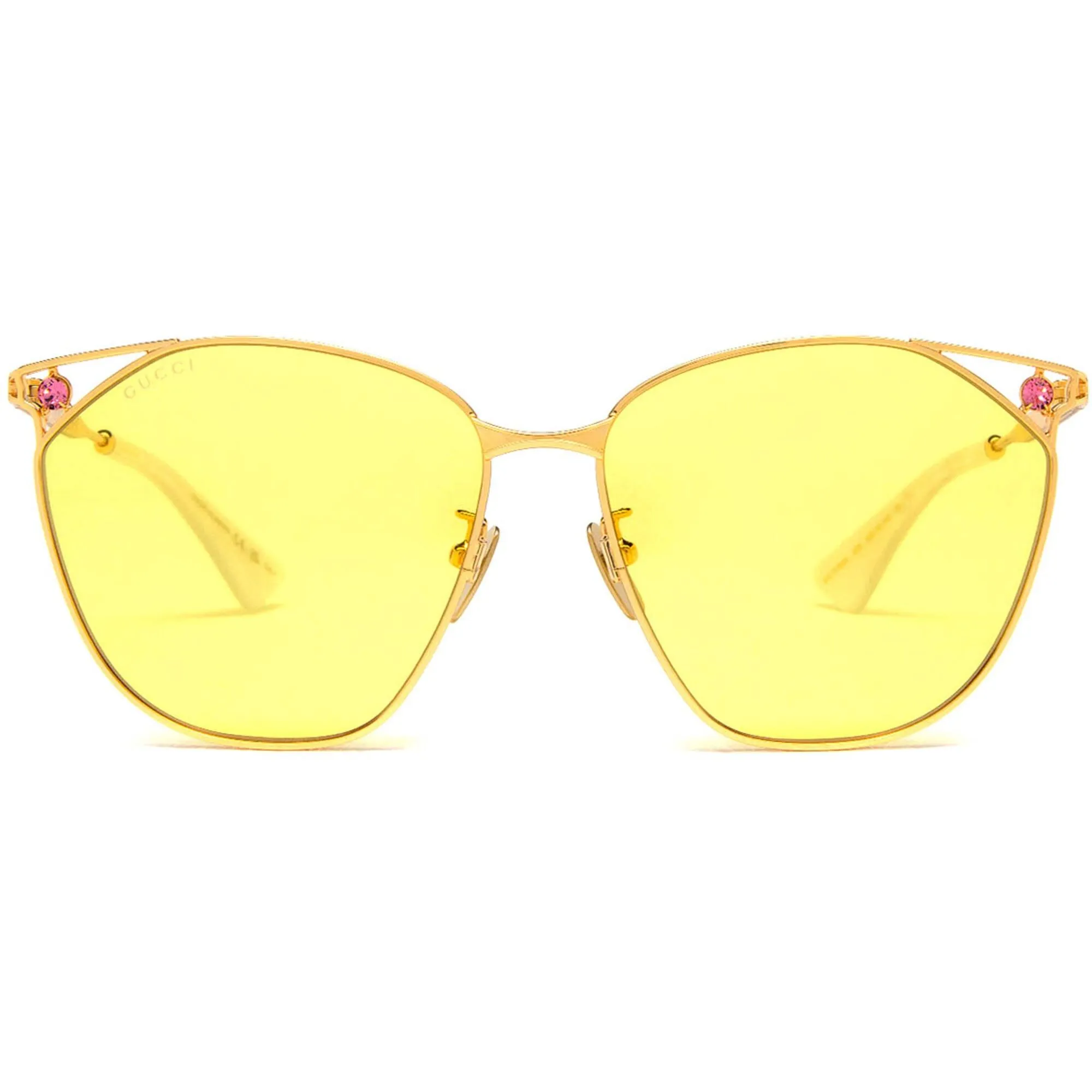 Gucci Women's Sunglasses - Full Rim Gold Metal Butterfly | GG1375SA ASIAN FIT 002
