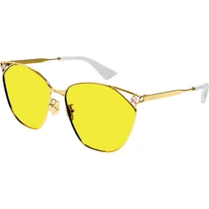 Gucci Women's Sunglasses - Full Rim Gold Metal Butterfly | GG1375SA ASIAN FIT 002