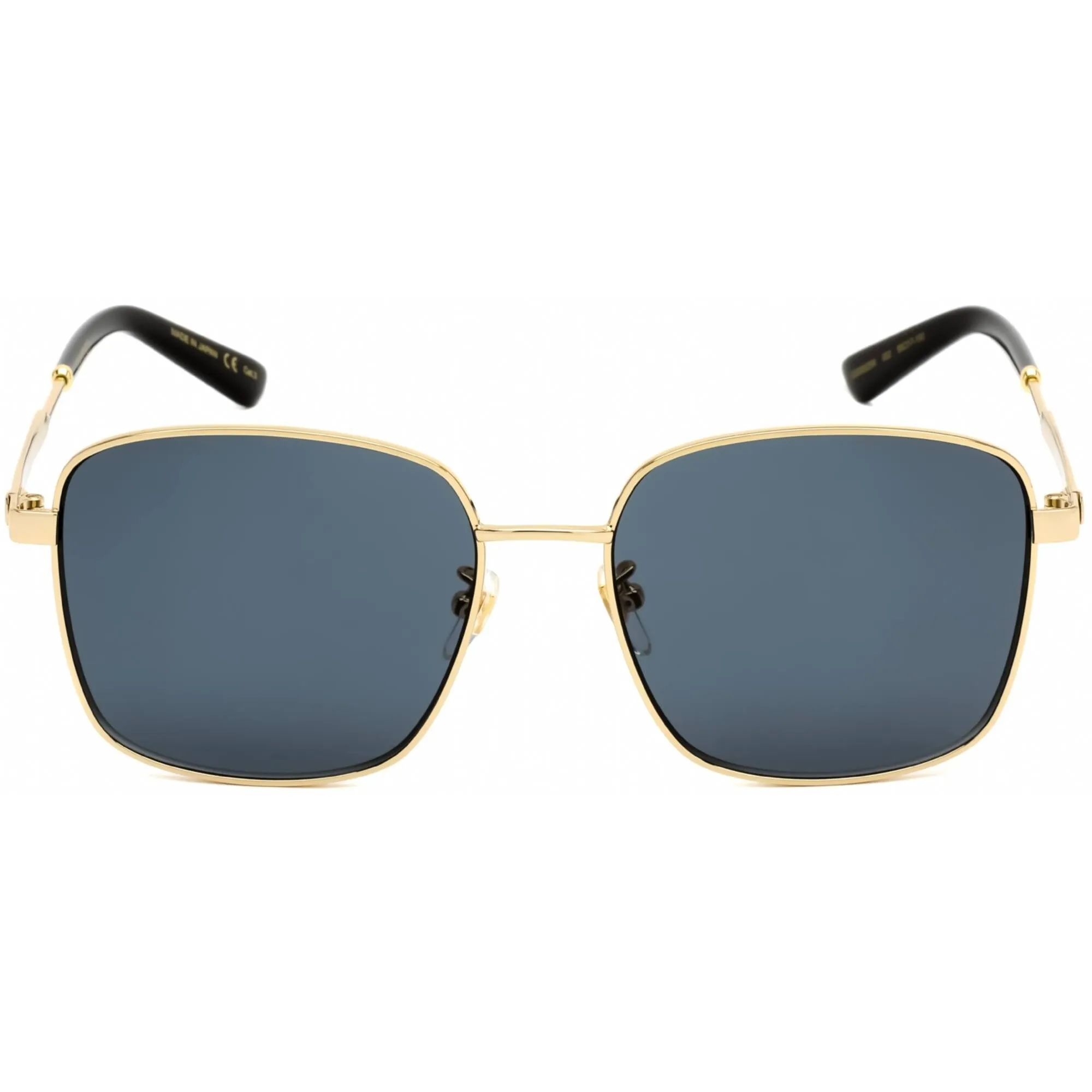 Gucci Women's Sunglasses - Gold Metal Square Full Rim Frame Grey Lens | GG0852SK 002