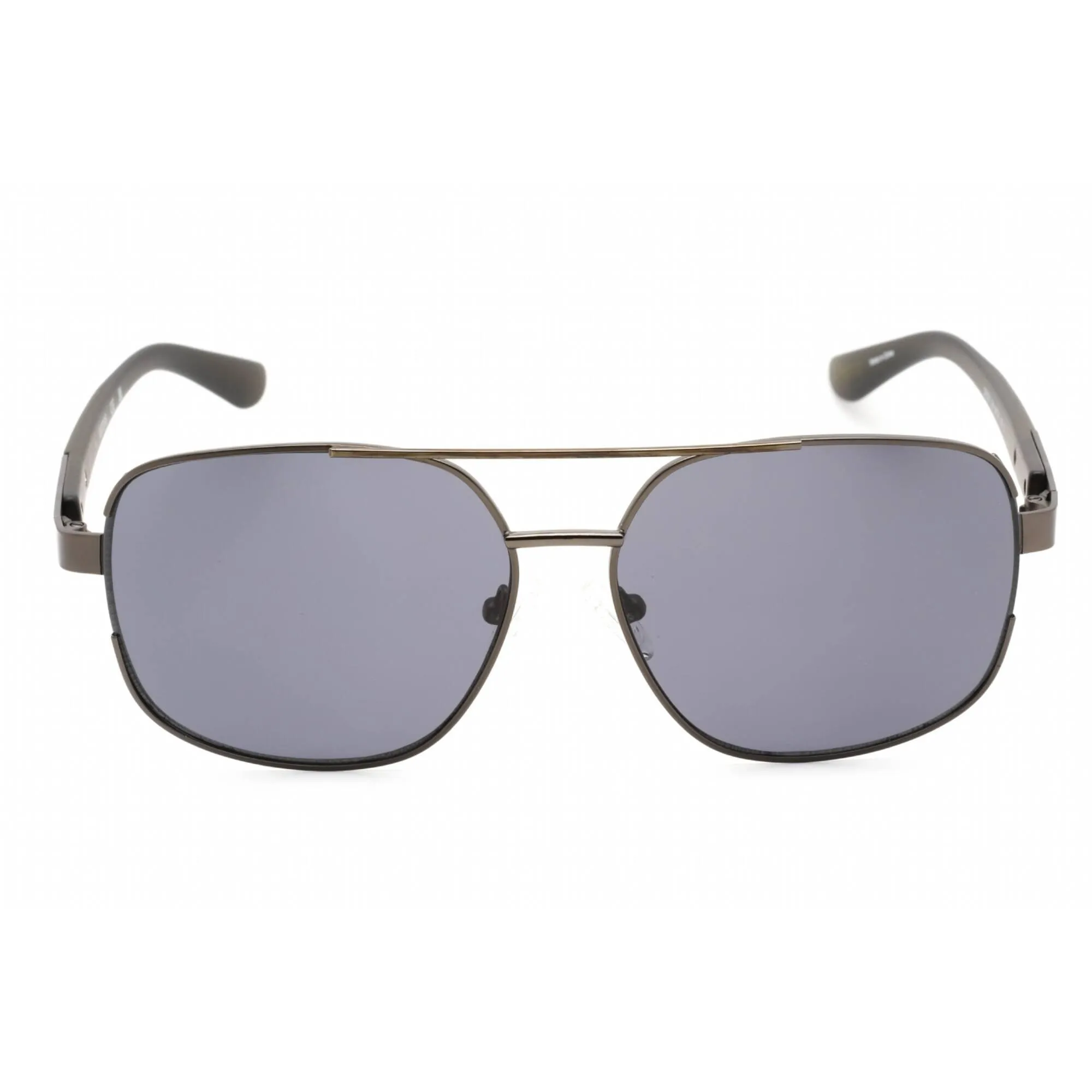 Guess Factory Men's Sunglasses - Shiny Gunmetal Metal Frame Smoke Lens | GF0227 08A
