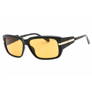 Guess Women's Sunglasses - Full Rim Shiny Black Rectangular Shape Frame | GU00090 01E
