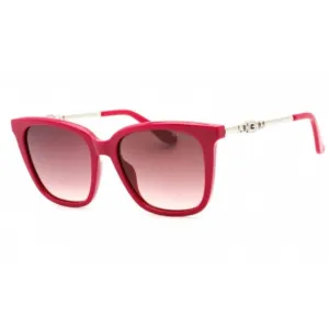 Guess Women's Sunglasses - Shiny Fuchsia Plastic Square Full Rim Frame | GU7886 75T