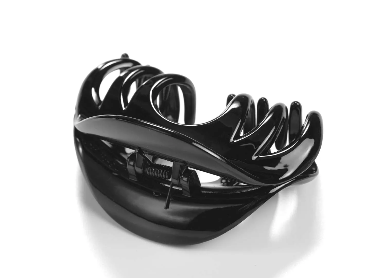 Hair Claw for Women, 4 Inch Pretty Hair Clip, Hair Grip for Thick Hair, Black and Coffee