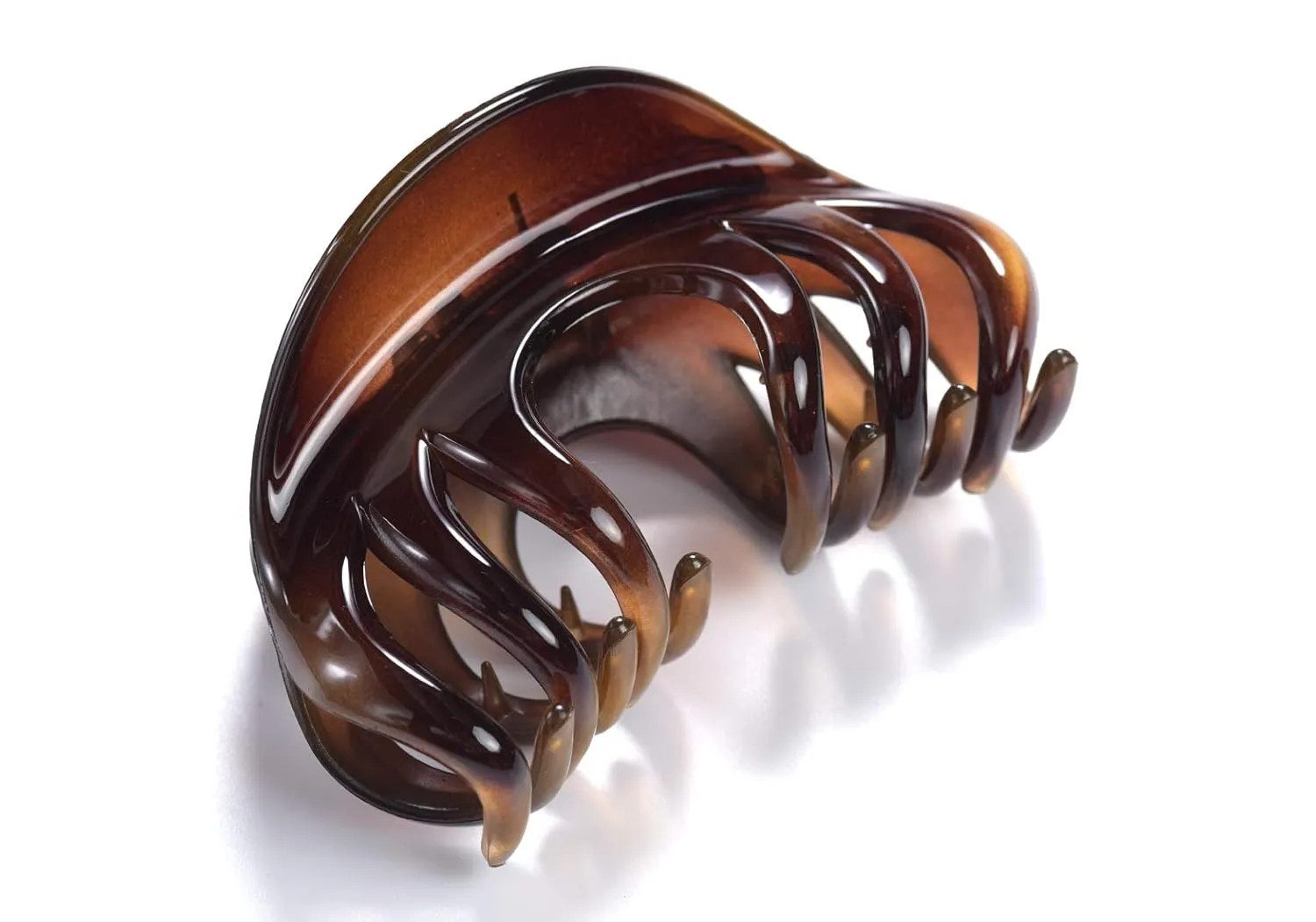 Hair Claw for Women, 4 Inch Pretty Hair Clip, Hair Grip for Thick Hair, Black and Coffee