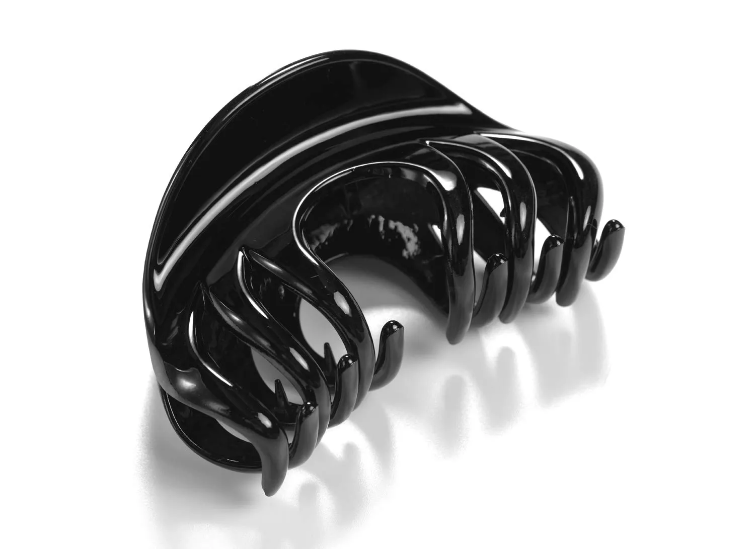 Hair Claw for Women, 4 Inch Pretty Hair Clip, Hair Grip for Thick Hair, Black and Coffee