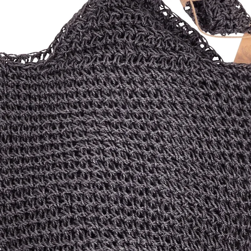 Hand Crocheted Messenger Bag from Apple Green Duck