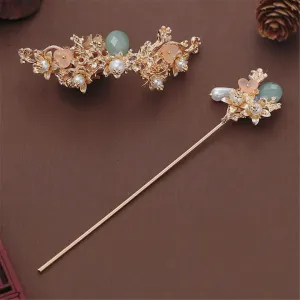 Hanfu Ancient Costume Hair Accessories Set Tassel Accessories 02