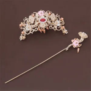 Hanfu Ancient Costume Hair Accessories Set Tassel Accessories 05