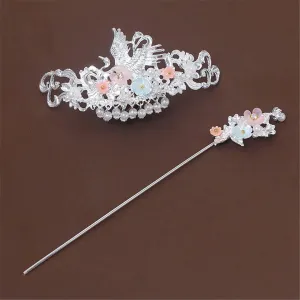 Hanfu Ancient Costume Hair Accessories Set Tassel Accessories 07