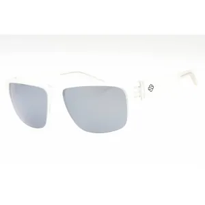 Harley Davidson Men's Sunglasses - Crystal Plastic Rectangular Frame | HD0981X 26D