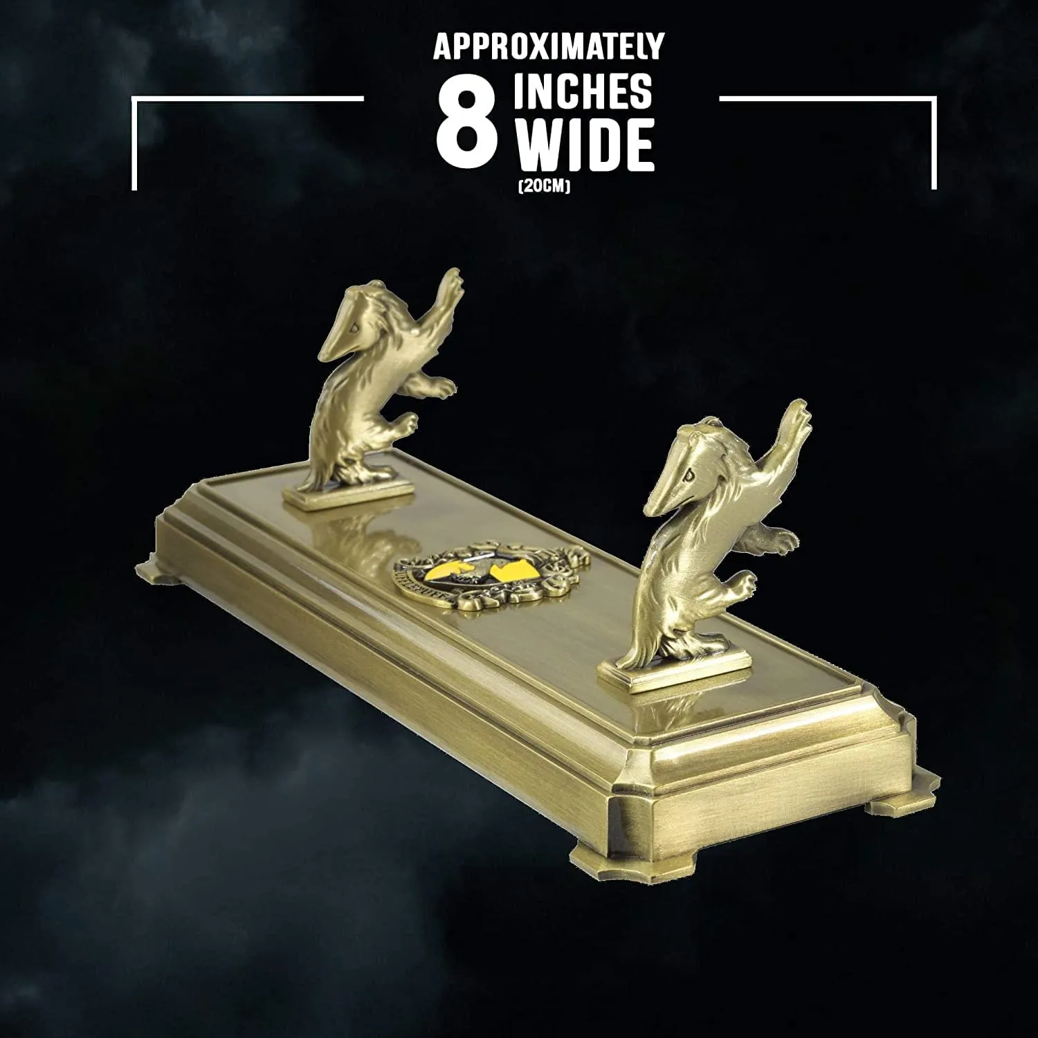 Harry Potter Diecast Metal Wand Replica Stand | House Hufflepuff