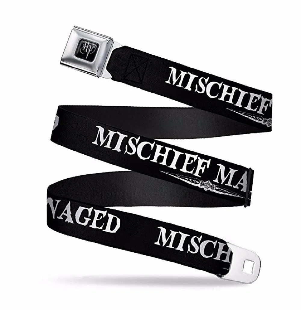 Harry Potter Mischief Managed Seatbelt Belt