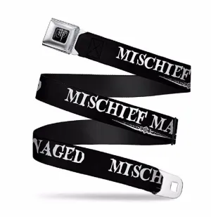 Harry Potter Mischief Managed Seatbelt Belt