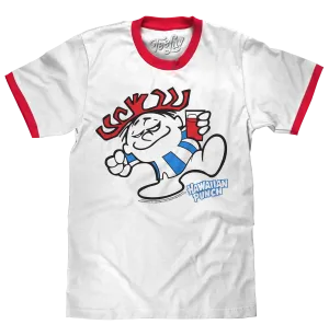 Hawaiian Punch Ringer T-Shirt - White/Red