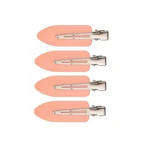 HBI No Crease Clips - Flat Hair Clips Peach