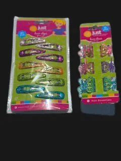Help Her Feel Confident with  Cute Colorful Hair Styling Clips – 10-Pack Clips & 6-Pack Claws