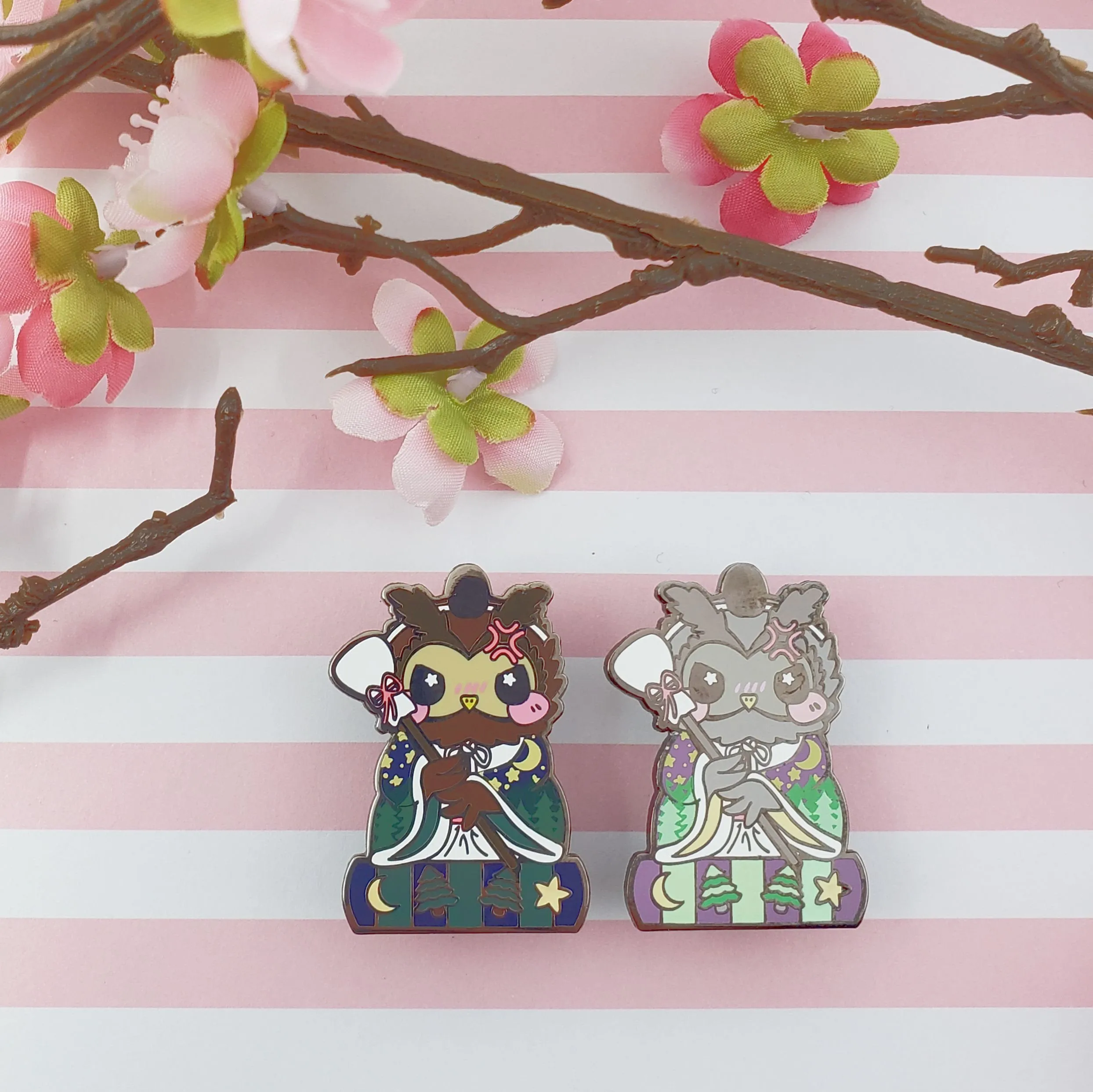 Helper Owl: Girl's Day Animal Enamel Pins