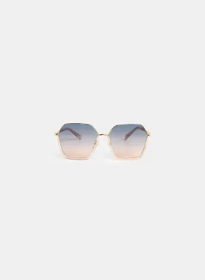 Hexagonal Shape Sunglasses