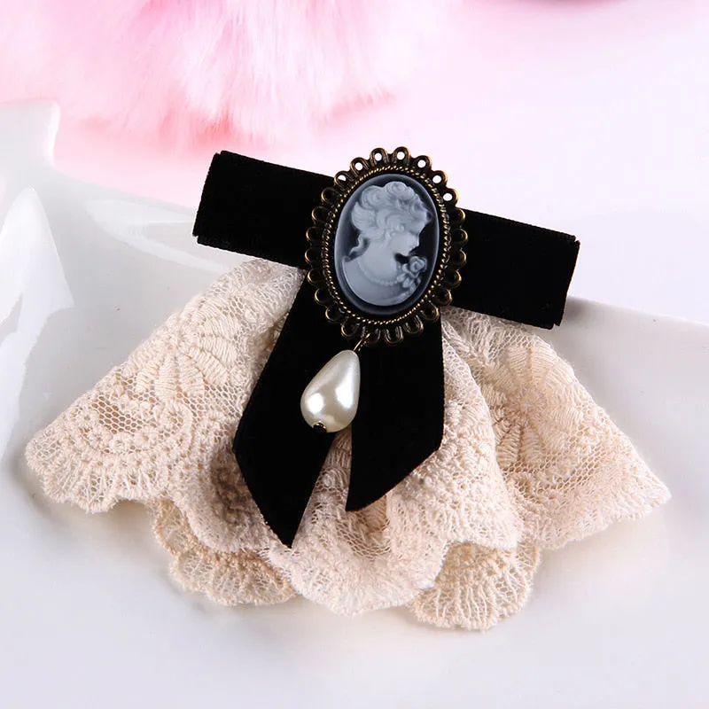 High-end Vintage Bow Brooch Lapel Pin Badge Coat Sweater Ornament Butterfly Brooches