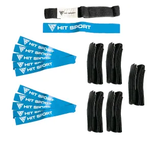 Hit Sport Rugby Blue Tag Belt | 10 pack