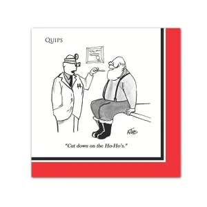 Ho-Ho's Funny Christmas Cocktail Napkins