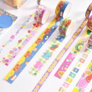 Holiday Party Cute Cartoon Animal Washi Tape Set