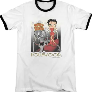 Hollywood Betty Boop Ringer Shirt